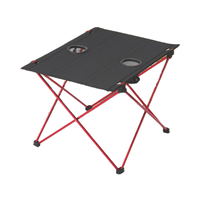 Grande table de pique-nique perforée en alliage d'aluminium pour l'extérieur