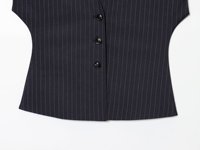 Ensemble décontracté deux pièces pour femme 2026 : gilet col en V et pantalon rétro taille haute avec ceinture décorative