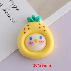 2022 nouveauté enfants épingle à cheveux épingle à cheveux bébé fruits forme résine Cabochon pince à cheveux fabrication de bijoux décor à la maison nourriture thème Souvenir - Product Image 4