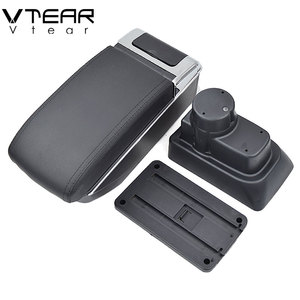 Vtear Elegante Caja de Almacenamiento para Reposabrazos Delantero de Coche de Cuero PU ABS con Portavasos USB, Accesorios Interiores para Opel <span class=keywords><strong>Corsa</strong></span> D 2011-2013 - Product Image 6