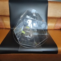 Tirelire en acrylique personnalisée verrouillable, tirelires en acrylique transparentes, boîte de tirelire en acrylique transparente