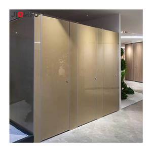 Nuova Cabina WC Commerciale Impermeabile <span class=keywords><strong>in</strong></span> Pannelli a Nido d'Ape <span class=keywords><strong>in</strong></span> Vetro e Acciaio <span class=keywords><strong>per</strong></span> Edifici Uffici - Product Image 1