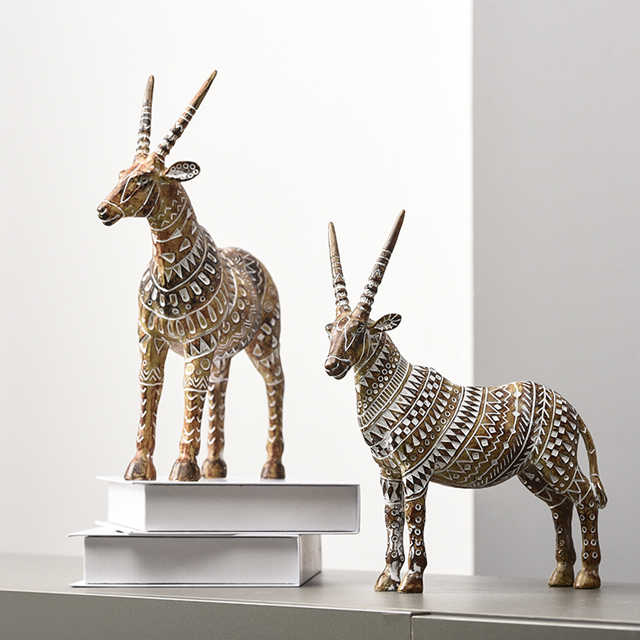 オブジェ ハンティングトロフィー 山羊 鹿 壁掛け おしゃれ インテリア 北米 壁掛け インテリア 鹿 モノトーン ハンティングトロフィー調 おしゃれ