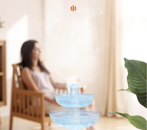 2. Raindrop Fountain Aroma Humidifier, 500ml, 7 Color Light, Remote Control, 1-Year Warranty, for Bedroom & Office - Product Image 3