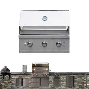 Gril à <span class=keywords><strong>gaz</strong></span> moderne de qualité supérieure à 3 brûleurs en acier inoxydable 304, cuisson luxueuse au <span class=keywords><strong>barbecue</strong></span> en plein air - Product Image 1