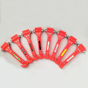 Sabuk Pengaman Mobil, Sabuk Pisau Pengaman Palu Keselamatan Darurat 2 In 1, Palu Keselamatan Mobil Baja Karbon ABS, Sabuk Pisau Pengaman - Product Image 6