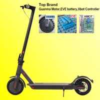 Trottinette Électrique Haute Qualité Économique 36V 250W 25KM/h 6Ah A8 A10 8.5/10 Pouces Suspension Avant Alliage d'Aluminium Étanche Contrôle par Application