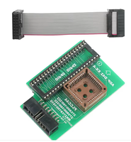 Adaptateur de programmation IC, prise noire ZIF PLCC44/DIP42 pour la programmation de puces EEPROM 27Cxxx/27Vxxx, accessoires XGecu T48