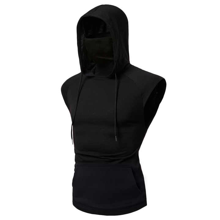 Wholesale Men's Personalized Ninja Suit Hooded Workout Sleeveless Vest With  Masked harajuku hoodie Shirts Tracksuit From m.alibaba.com