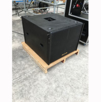 Haut-parleurs DSP High Dynamic Line Array Metal 21 \ "2600W Audio Subwoofers Compatible avec l'équipement de sonorisation 2*10 \"