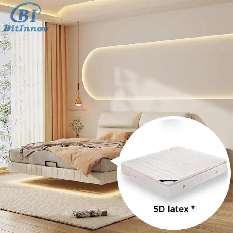 Bitinnov 5D Latex 200*180*25cm mattress manufacture natural material memory foam twin offer order online on sale