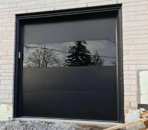 Phong Phú thiết kế hiện đại tự động Quảng Đông cửa nhà để xe 10ft bởi 7ft wrought sắt kim loại cửa nhà để xe trong màu đen - Product Image 6