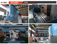Fraiseuse verticale X5036B robuste universelle à genouillère, moteur, cône d'axe ISO50 pour le fraisage des métaux