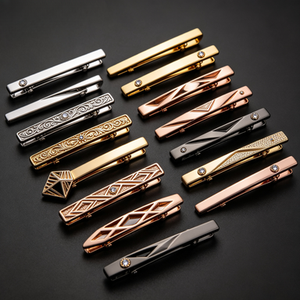 Pince à cravate personnalisée en alliage de zinc avec logo, pince à cravate sur mesure pour hommes, accessoires de marque d'entreprise usinés CNC - Product Image 1