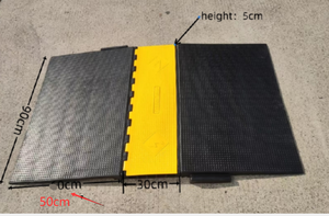 Rampe de protection de câbles robuste à 5 canaux - Capacité de charge de 22 000 lb - Product Image 4