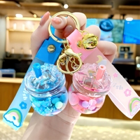 Gantungan Kunci Bubble Tea Mini Cup Silikon Tali Kawaii Charm Gantungan Tas Grosir Custom OEM ODM