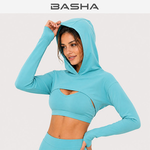 BASHAsports Women Seamless 3 Piece Yoga Set, High Waist Stretch Sports Bra Leggings Shorts Gym Workout Activewear