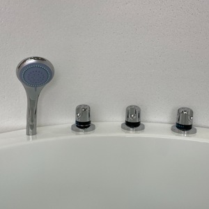 Bañeras Redondas Modernas Blancas Independientes para Hoteles, Ecológicas, con Desagüe, Función de Hidromasaje, Aptas para Bebés - Product Image 6