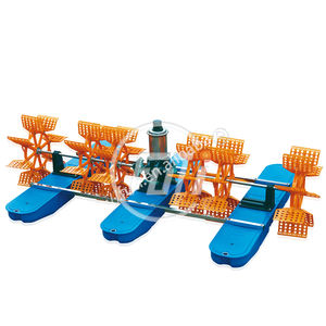 Aerador de Rodas de Pás FUTI com Refrigeração a Água, 3HP, 6 Impulsores, em Aço Inoxidável, com 3 Motores - Product Image 4