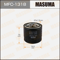 MASUMA-Filtro de aceite para coche, accesorio para Toyota Corolla Subaru 2014 Outback Honda Crv Peugeot 406 Chery Great Wall, 481H-1012010