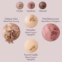 Vegen Cream Ukuran Penuh, Palet Makeup Terbaik untuk Perjalanan, 2 Highlighter dan 3 Eyeshadow, Palet Bronzer dan Blush yang Dipanggang