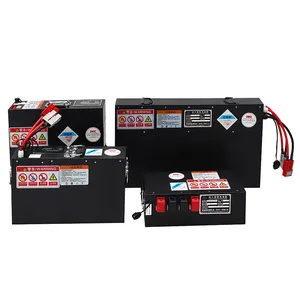 Baterai li ion kustom isi 24V 36V 48V 60V 72V 10ah 20ah 30ah 80AH baterai lithium ion baterai skuter listrik 48v 80AH