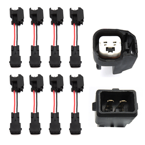 Brandstofinjector bedrading adapterkabelboom EV6 vrouwelijk naar EV1 mannelijk 2-weg automotive US CAR connector kabelassemblage conversiekabelboom - Product Image 1