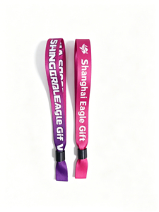 Promotion : Bracelets en Soie Tissée Personnalisables de Haute Qualité, Écologiques et Légers pour Événements et Festivals, Largeur de Bande 25mm - Product Image 2