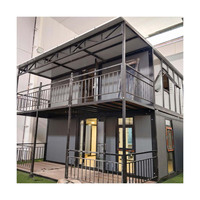 Maison conteneur extensible de 30 pieds, unité résidentielle préfabriquée pour logement familial