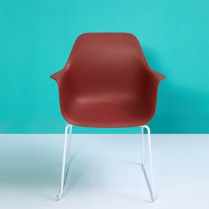 Multi-Color Home Office Furniture Swivel Mesh Chair <b>Plastic</b> Meeting Training Chair Without <b>Wheels</b> for Dining Events Wholesale - Product Image 6