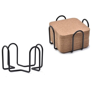 For Cross-Border Stainless Steel Standing Type Modern Non-Folding Double Tier Waterproof Coaster <b>Rack</b> - Product Image 3