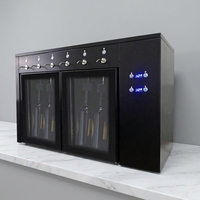 Distributeur automatique de vin rouge avec système de contrôle de température pour 6 bouteilles