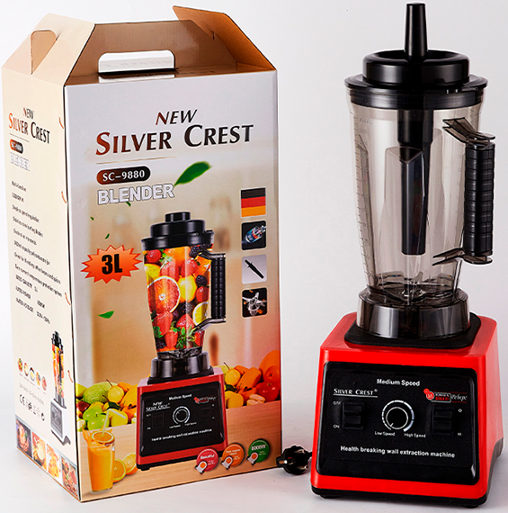 Jewin High Power 8000W Silver Crest Juicer OEM 3L Commercial Blender