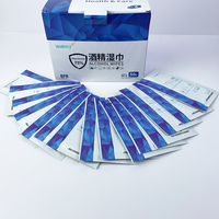 Paquet unique de lingettes humides jetables pour le nettoyage d'essuie-tout bon marché pour un nettoyage efficace