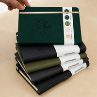 Carnet de notes A5 personnalisé en cuir PU de haute qualité avec logo, ligné, pour bureau et affaires, édition 2026