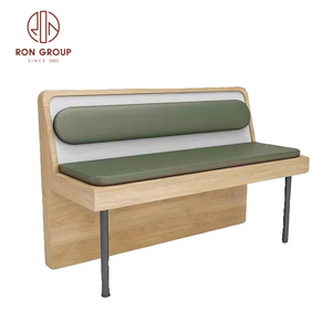 Conjunto <span class=keywords><strong>de</strong></span> Muebles Modernos <span class=keywords><strong>para</strong></span> Restaurante, Sofá en Forma <span class=keywords><strong>de</strong></span> L <span class=keywords><strong>para</strong></span> Cafetería con Mesas y Sillas Cuadradas <span class=keywords><strong>de</strong></span> Madera <span class=keywords><strong>para</strong></span> Cafetería - Product Image 6