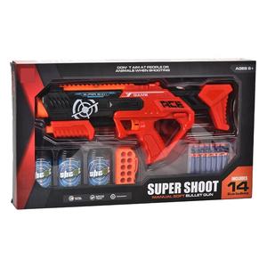 Pistolet à balles en caoutchouc pour enfants, jouets en mousse EVA, super tir, 18 mètres, vente en gros d'usine - Product Image 1