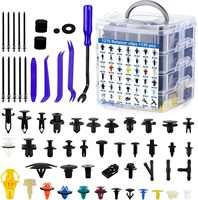 Kit de 1405 attaches de carrosserie pour voiture, clips de retenue en plastique, 42 tailles les plus populaires, goupilles de fixation en nylon pour Toyota
