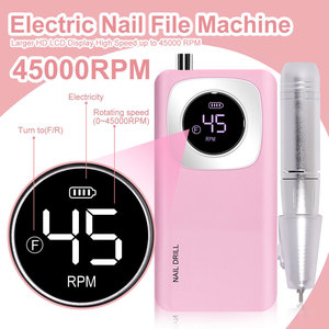 Écran d'affichage personnalisable <span class=keywords><strong>SUNKIN</strong></span> SK-ND-V4, polisseuse à ongles professionnelle pour salon, portable, rechargeable, sans fil - Product Image 5