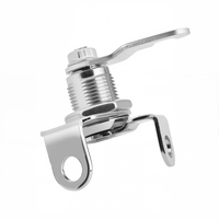 Serrure à came rotative à 360° sans clé, moderne, avec bouton en plastique et noyau en fer, pour mobilier d'extérieur et usage extérieur
