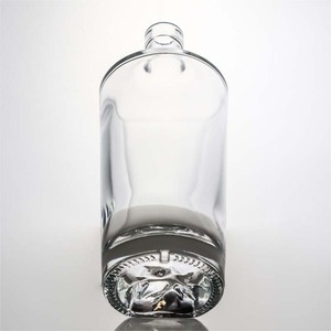 Bouteille de <span class=keywords><strong>whisky</strong></span> en <span class=keywords><strong>verre</strong></span> polygonal de 750 ml, bouteille de tequila à base de montagne, bouteille à facettes, conteneur à gin à fond épais - Product Image 4