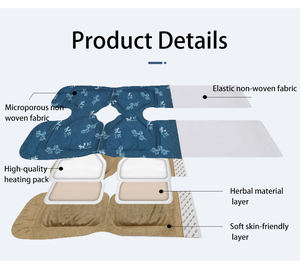 Producto de tendencia caliente OEM ODM parche de hierbas chinas para la rodilla Calor cálido alivio caliente Compresa caliente Parche de rodilla - Product Image 3