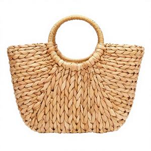 Bolsos de Mujer al por Mayor, <span class=keywords><strong>Bolso</strong></span> Tote de Rafia Tejido a Mano, Estilo Vintage, Ecológico y Portátil, <span class=keywords><strong>Bolso</strong></span> de Mano para Mujer - Product Image 4
