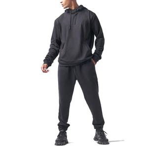 Sweats à capuche pour hommes, poids lourd, de haute qualité, unis, à enfiler, 280 g/m², en molleton français, grande taille, sweats à capuche et sweat-shirts pour hommes - Product Image 6