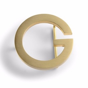 Wholesale Promotional Simple Design High Grade Fashion <b>Metal</b> Hollow <b>Letter</b> G Belt Buckle Strap - Product Image 4