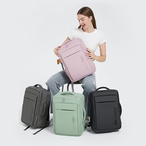 Высококачественный женский модный рюкзак из ПУ с несколькими карманами, водонепроницаемый, с USB-портом, для повседневного использования и отдыха, в стиле макарон, разноцветный - Product Image 3