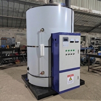 Chaudière à eau chaude électrique verticale automatique en acier au carbone Zhongfei, basse pression, haute sécurité, économie d'énergie, circulation naturelle