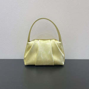 Nouveau sac bandoulière en cuir de vachette satiné de style chinois pour femmes, sac à main mini nuage rétro et tendance - Product Image 1