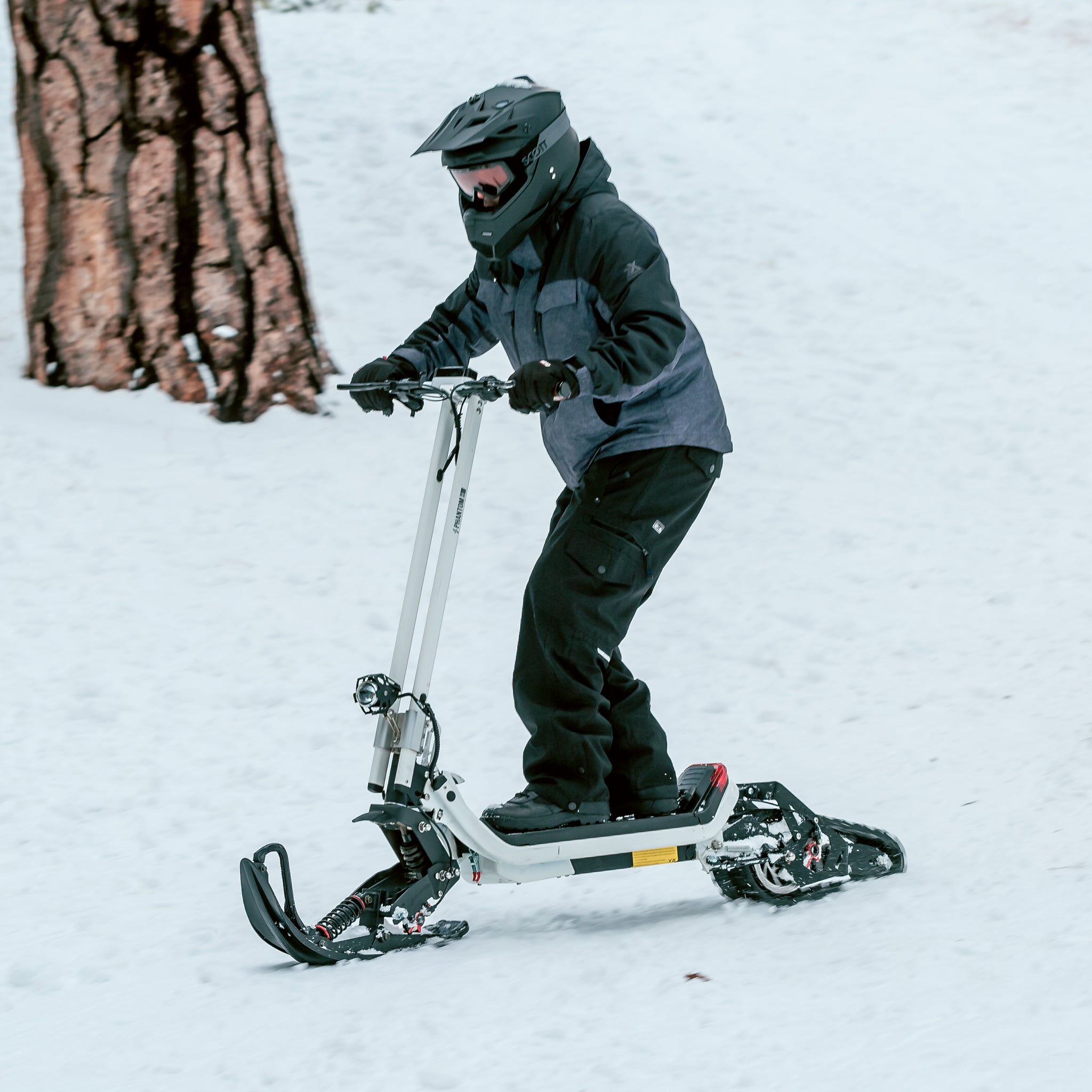 Scooter　EL スノーボード 2 Pieces Snow Scooter Sled Board Durable for Winter