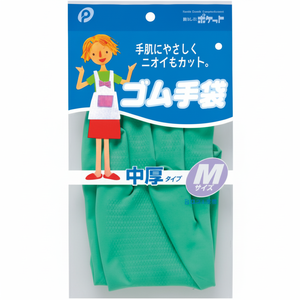 Guanti di gomma per uso domestico di peso medio taglia M - Product Image 1